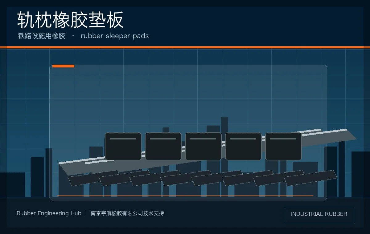 轨枕橡胶垫板产品图片