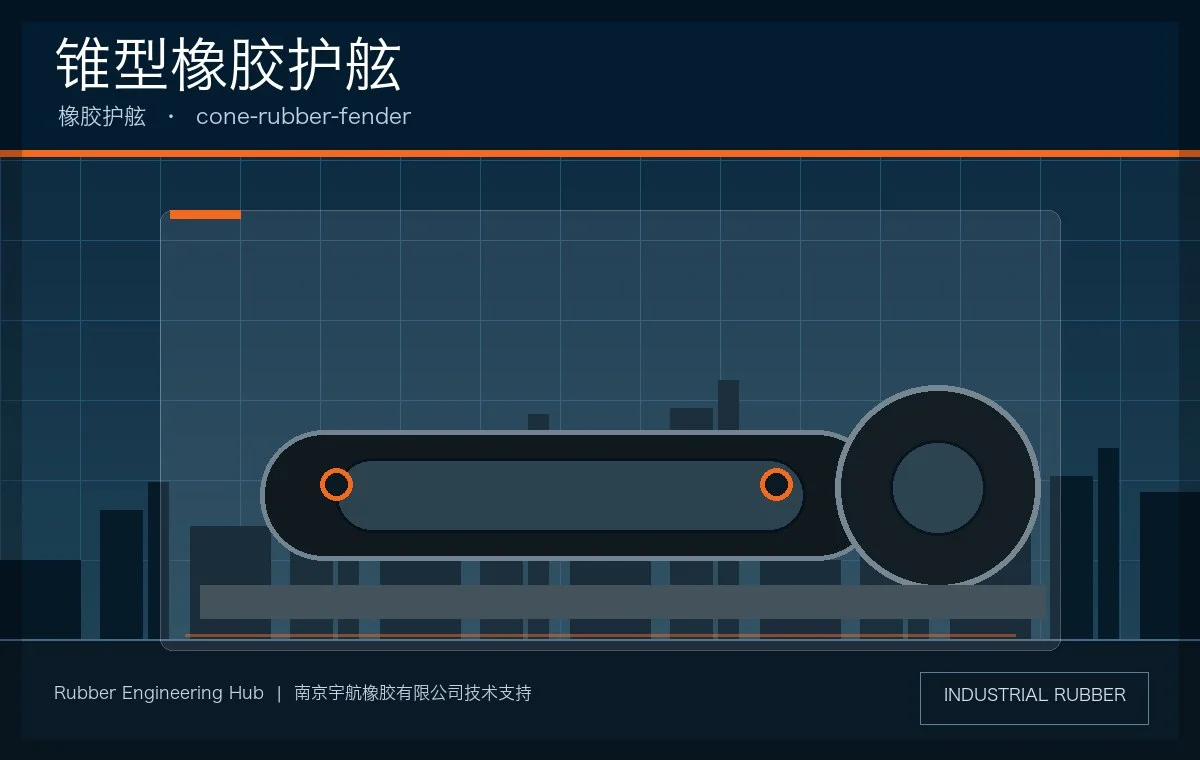 锥型橡胶护舷产品图片