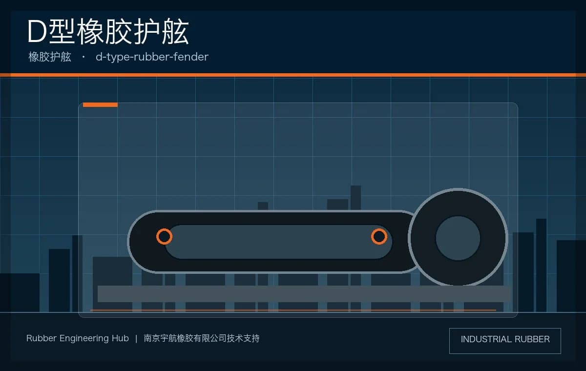 D型橡胶护舷产品图片
